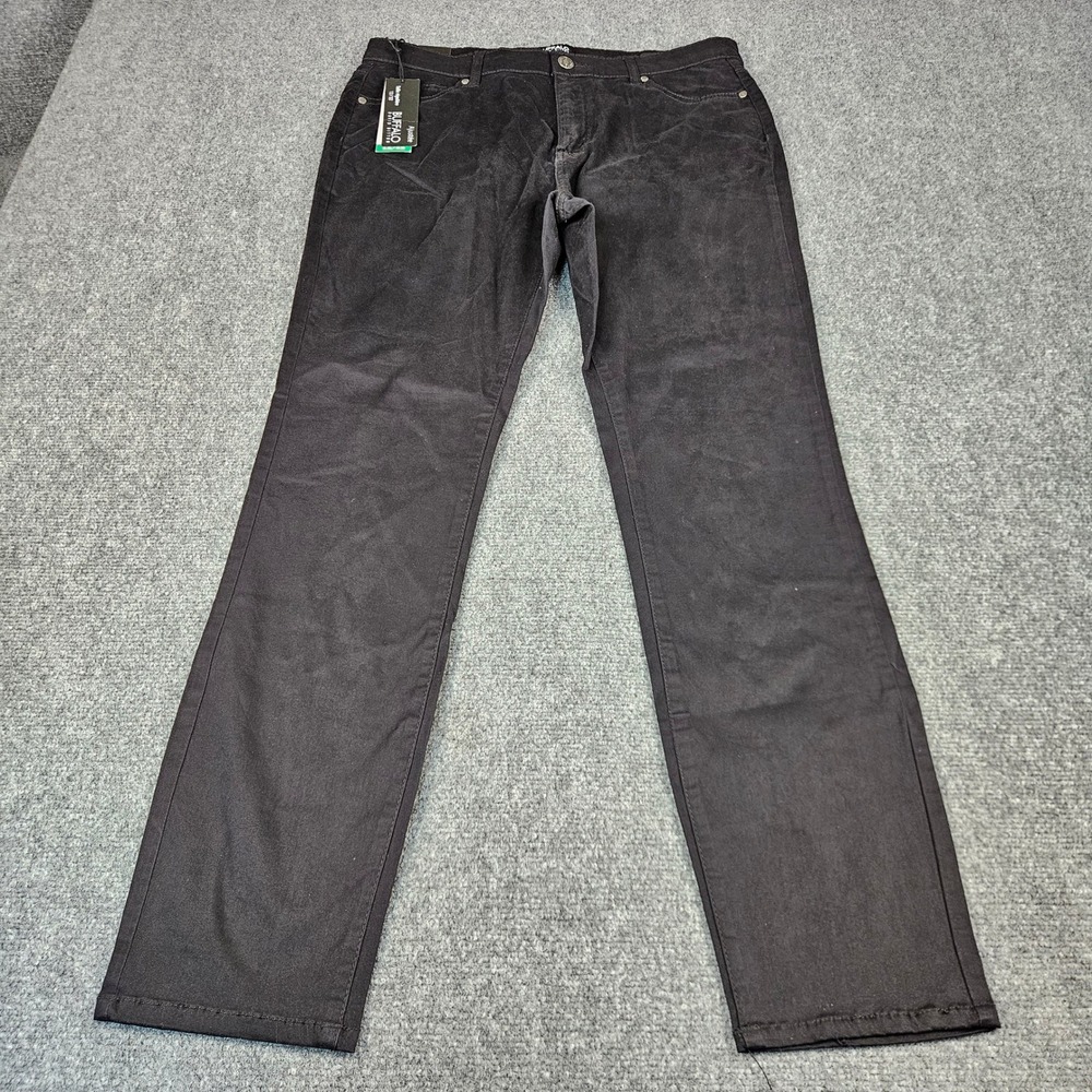 Buffalo David Bitton Hope Skinny Pants Womens 12/32 Black Mid-Rise Stretch